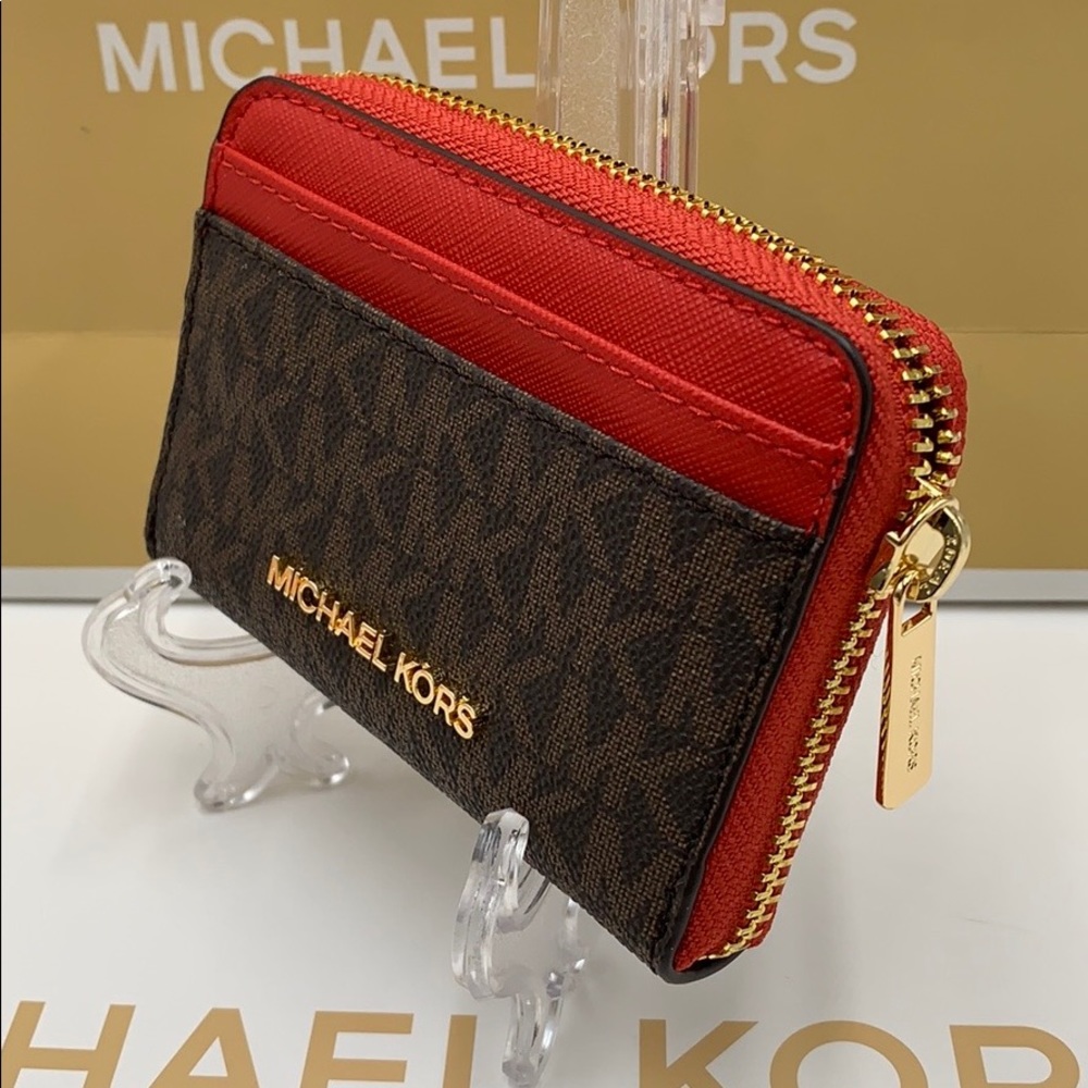 MICHAEL KORS JET SET TRAVEL MD ZA CARD CASE - Picture 4 of 16